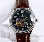 Low Price Patek Philippe Tourbillon Black Dial Replica Watches Men